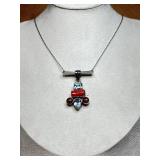 Sterling necklace & pendant