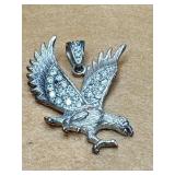 Sterling bird pendant