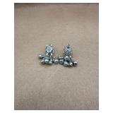 Sterling earring 1 pair