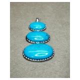 Sterling Turquoise necklace pendant