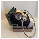 Metal Fishing Box, Flash Light, & more