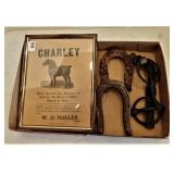 Charley Horse Advertising , Horse Shoes, & Bit