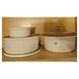 3 - Corning Ware Dishes