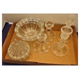 Candle Stick Holders, Candy Dish & Bowls