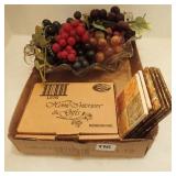 Glass Bowl Of Fruit, Home Interior Butterflies