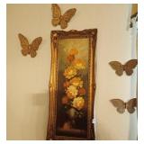 Flower Picture & Butterflies