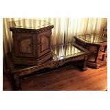 Glass Top Coffee & End Tables