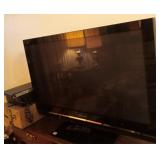 Panasonic 46"  Flat Screen TV, & VHS Player