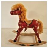 Table Rocking Horse & Figurine