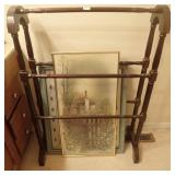 Quilt Rack & Decorative Pictures