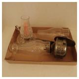 Wall Kerosene Lamp Extra Globe & Candle Holder