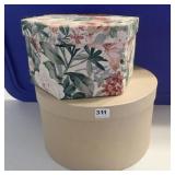 2 Hat Boxes