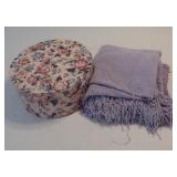 Hat Box & Throw Blanket
