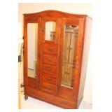 Antique Wardrobe w/ Mirrors