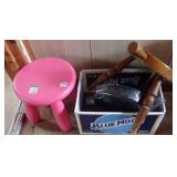 Plastic & Wood Stools