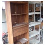 Plastic & Wood Storage Shelf