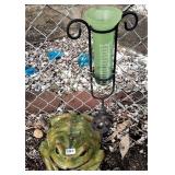 Frog Decoration & Water Gauge