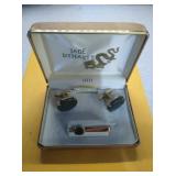 Swank Jade Dynasty Tie Clip & Cufflinks