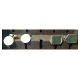 2 Swank Silver Tone Cufflinks