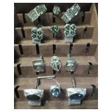 4 - Silver Tone Cufflink Sets