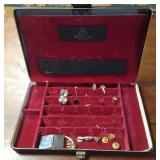 Cufflink Storage Box & Misc. Items
