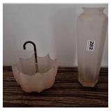 Dollies, Frosted Vases