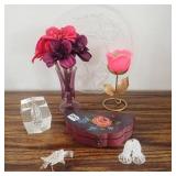 Box, Vase Candle Holder & more