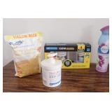 Curtains, Light Bulbs & Lotion