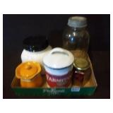 Assortment Decorative Candles, Canisters