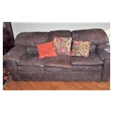 Flex Steel Leather Couch