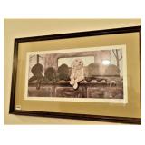 Puppy Picture by Griff 1986 - Signed