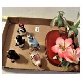 Bird & Flower Figurines