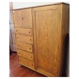 Tiger Oak Wardrobe