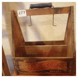 Wood Pepsi Cola 6 Pack Carrier