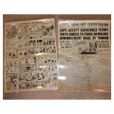 Harry S. Truman Books & Newspaper Carton