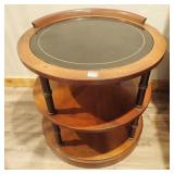 Tiered Round End Table