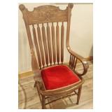 Antique Wood Arm Chair