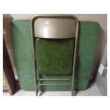 Card Table & Folding Chair