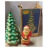 Blow Molds Tree & Santa