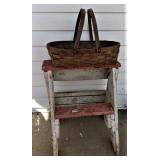 Step Ladder & Basket