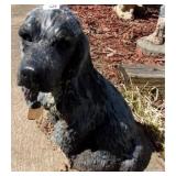 Concrete Dog Statue