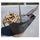 Coal Bucket, Shovels & Rope