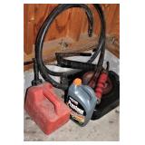 Grease Guns, Gas Can, Oil Pans