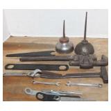 Oilier, Pipe Wrench & more