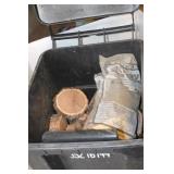 Trash Can of Hickory Wood