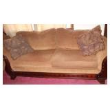 Brown Couch & Chair