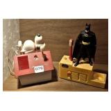 Batman & Snoopy Tooth Brushes