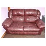 Leather Love Seat