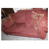 Burgundy Couch