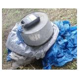 Galvanized Wash Tub & Misc. Tarps